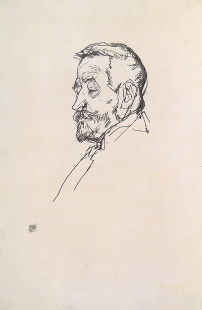 Portrait de Heinrich Benesch - Egon Schiele